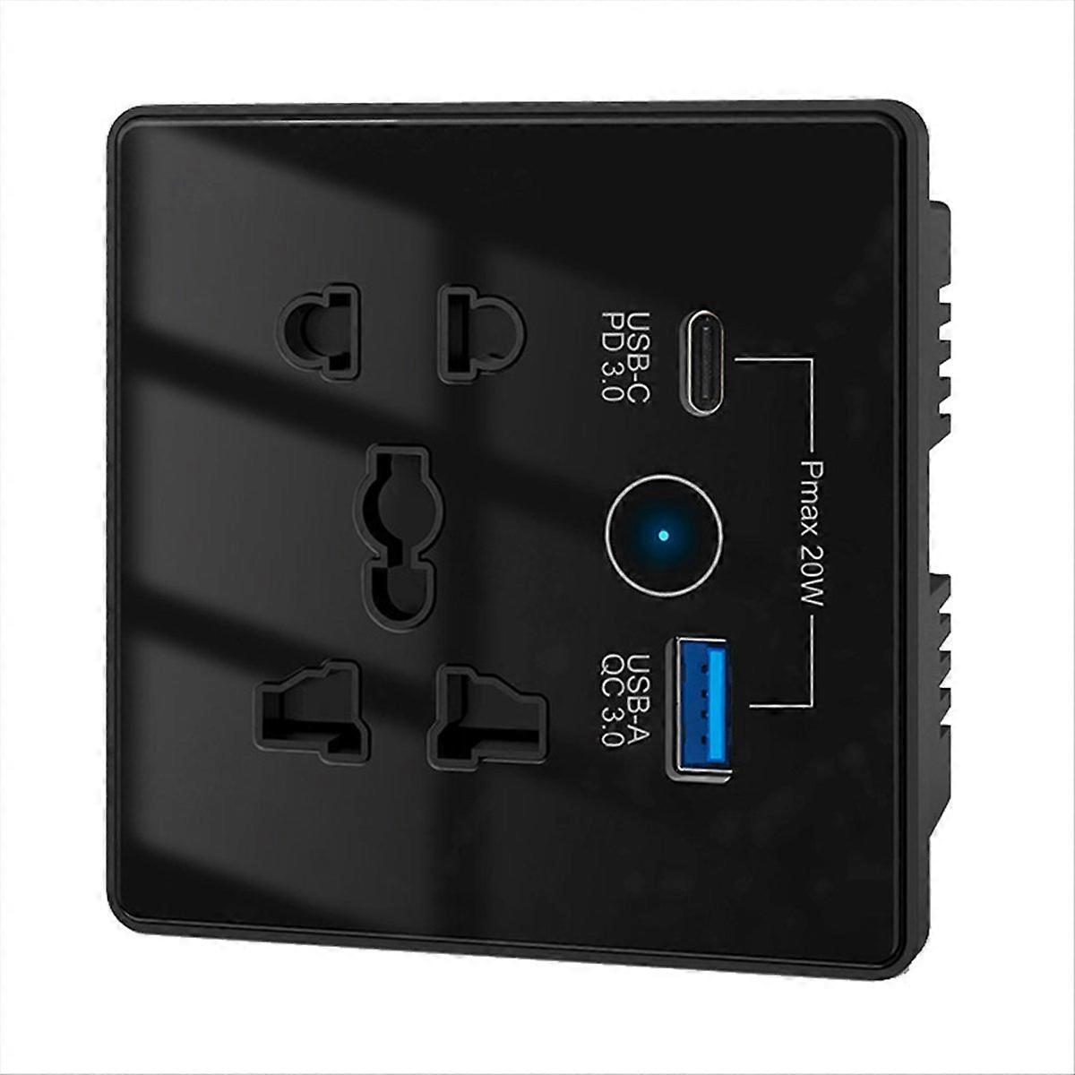 Tuya Wifi Smart Plug Mit Usb 3.0 Typ-c Anschluss Und Kompatibilität Mit Der Tuya Home App Und B.