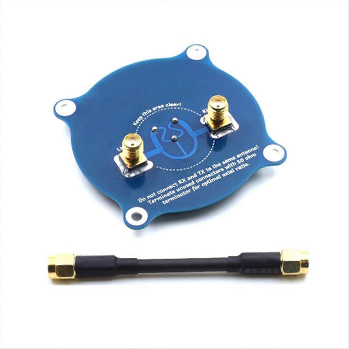 Dreifach Gespeiste Patchantenne 5,8 Ghz 9,4 Dbi Zirkulare Polarisation Fpv Für Fatshark Rc Fpv-brillen (sma-anschluss Muss Selbst Montiert Werden).