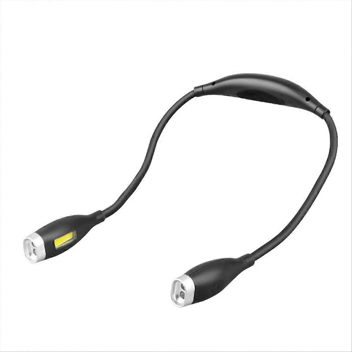 Flexible Led-nackenleselampe, Tragbare Leselampe Zum Umhängen, Usb-aufladbar, Ideal Zum Campen.