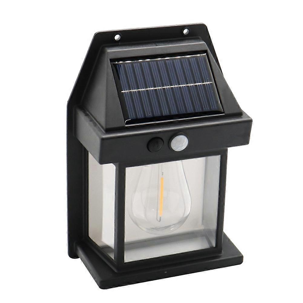 Solar-wandleuchte Mit Wolframbirne Für Den Außenbereich, Wasserdicht, Für Garten Oder Hof. Dekorative Lampe.