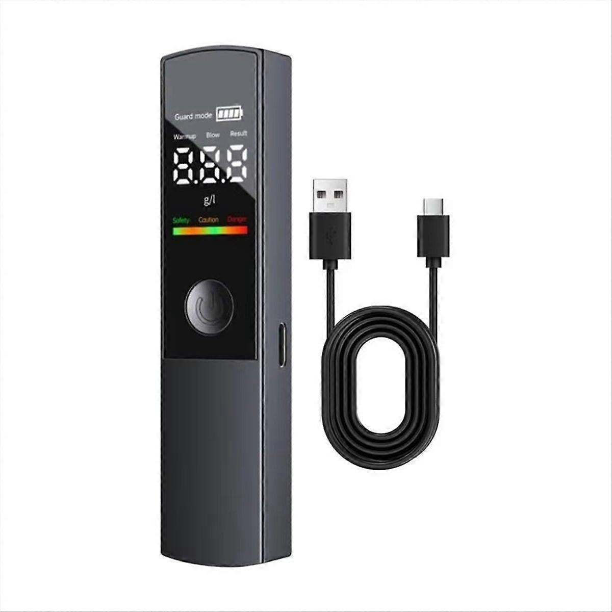 Tragbares Alkoholtestgerät Für Zu Hause, Usb-aufladbar, Kontaktlos