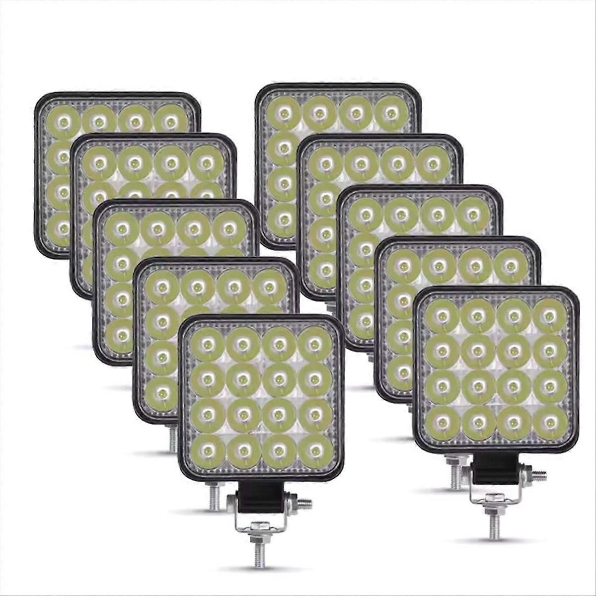 12v/24v 48w Led-lichtleiste, Quadratischer Scheinwerfer Für Den Einsatz Im Freien