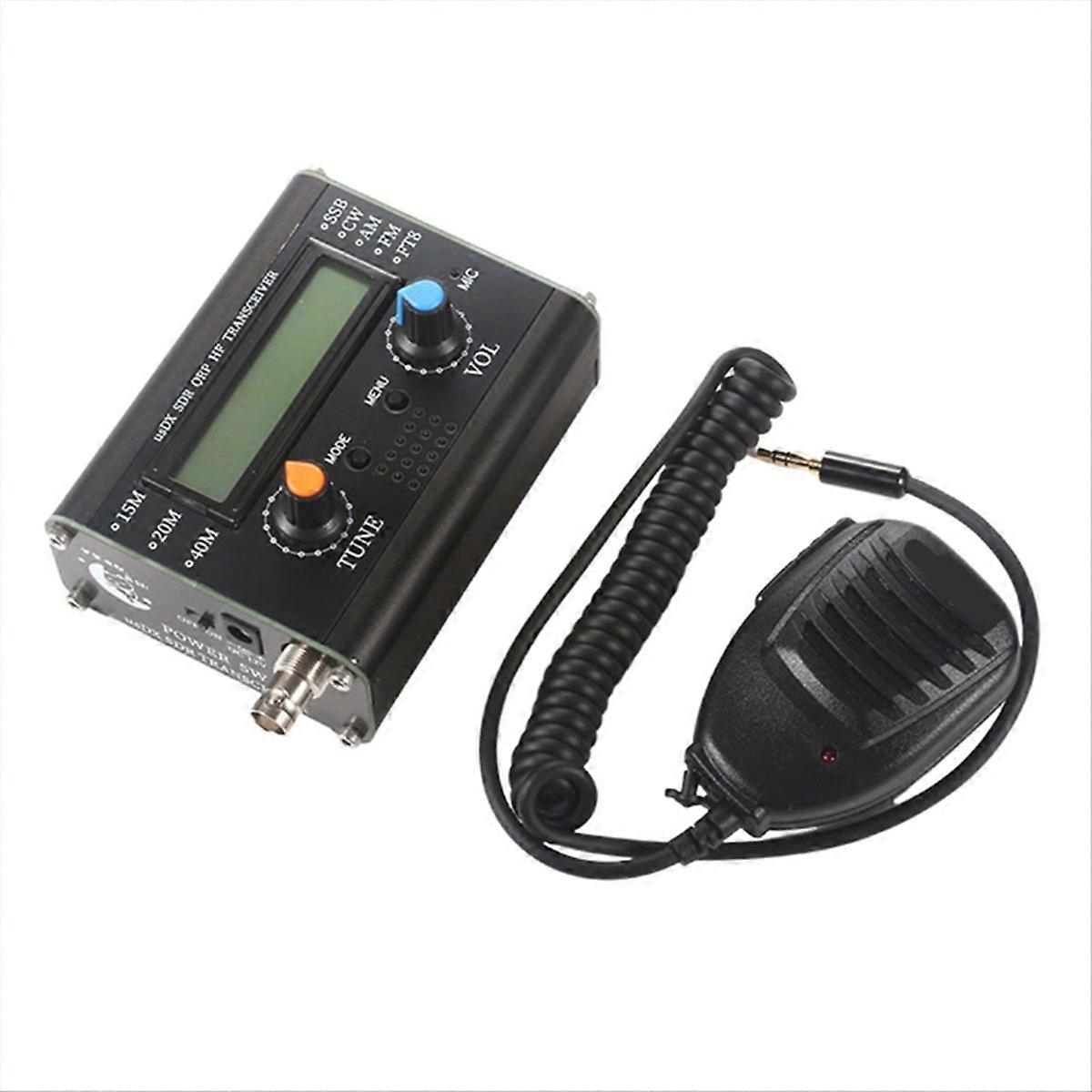 Usdx 5w Transceiver Mit Handmikrofon, Triband-allmode-hf-transceiver, Kompatibel Mit Den 15-m-, 20-m- Und 40-m-bändern
