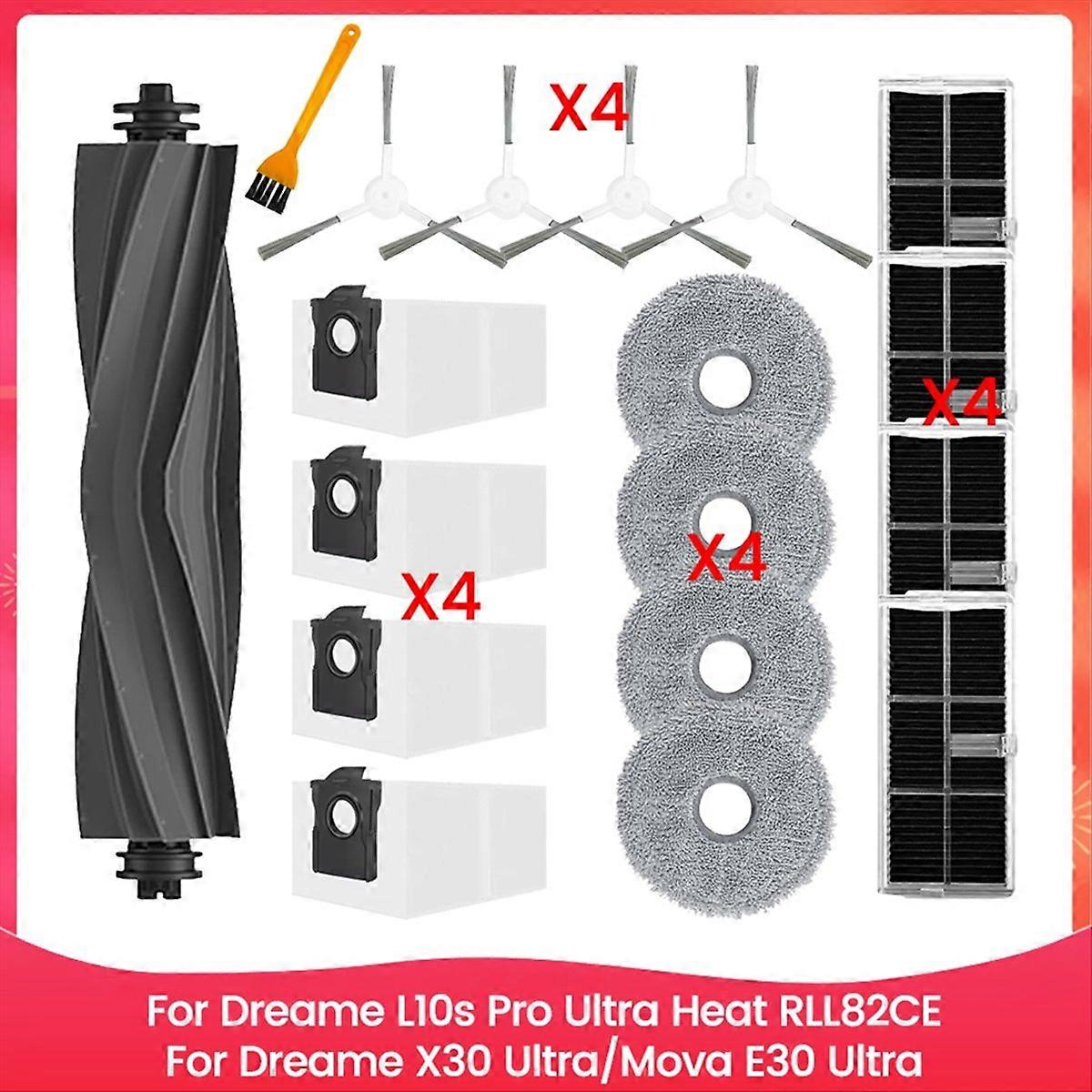 18 Ersatzteile Für Wischmopp, Filter Und Staubbeutel L10s Pro Ultra Heat Rll82ce/x30 Ultra/e30 Ultra