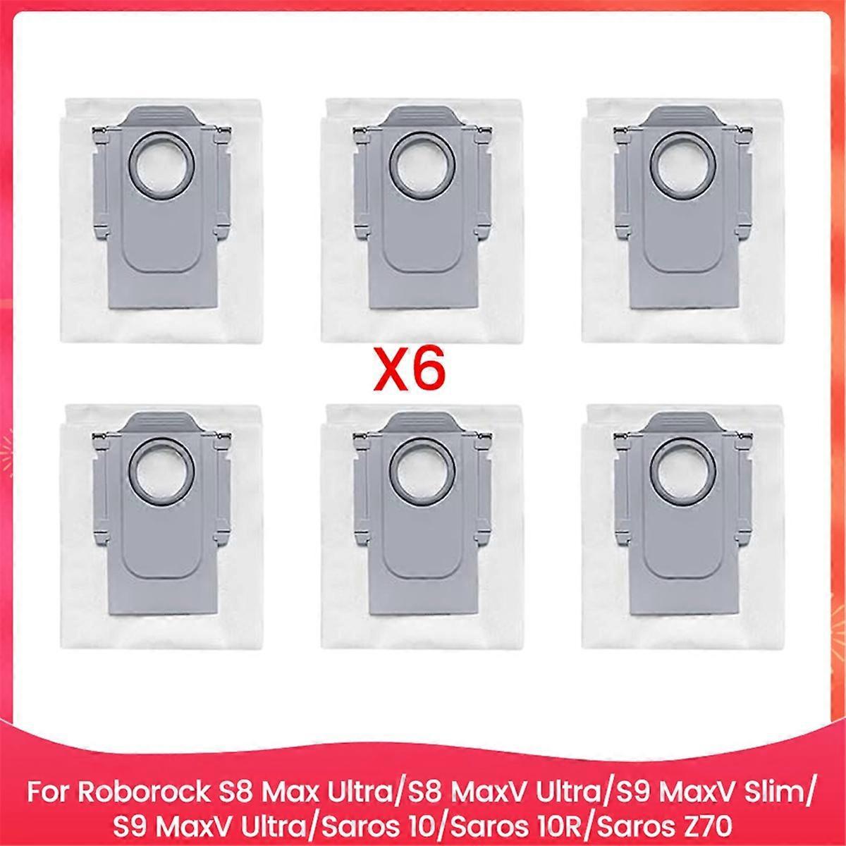 6-teiliges Staubbeutel-set, Ersatzteil Für S8 Max Ultra/s8 Maxv Ultra/s9 Maxv Slim/s9 Maxv Ultra/saros 10/saros 10r/saros Z70