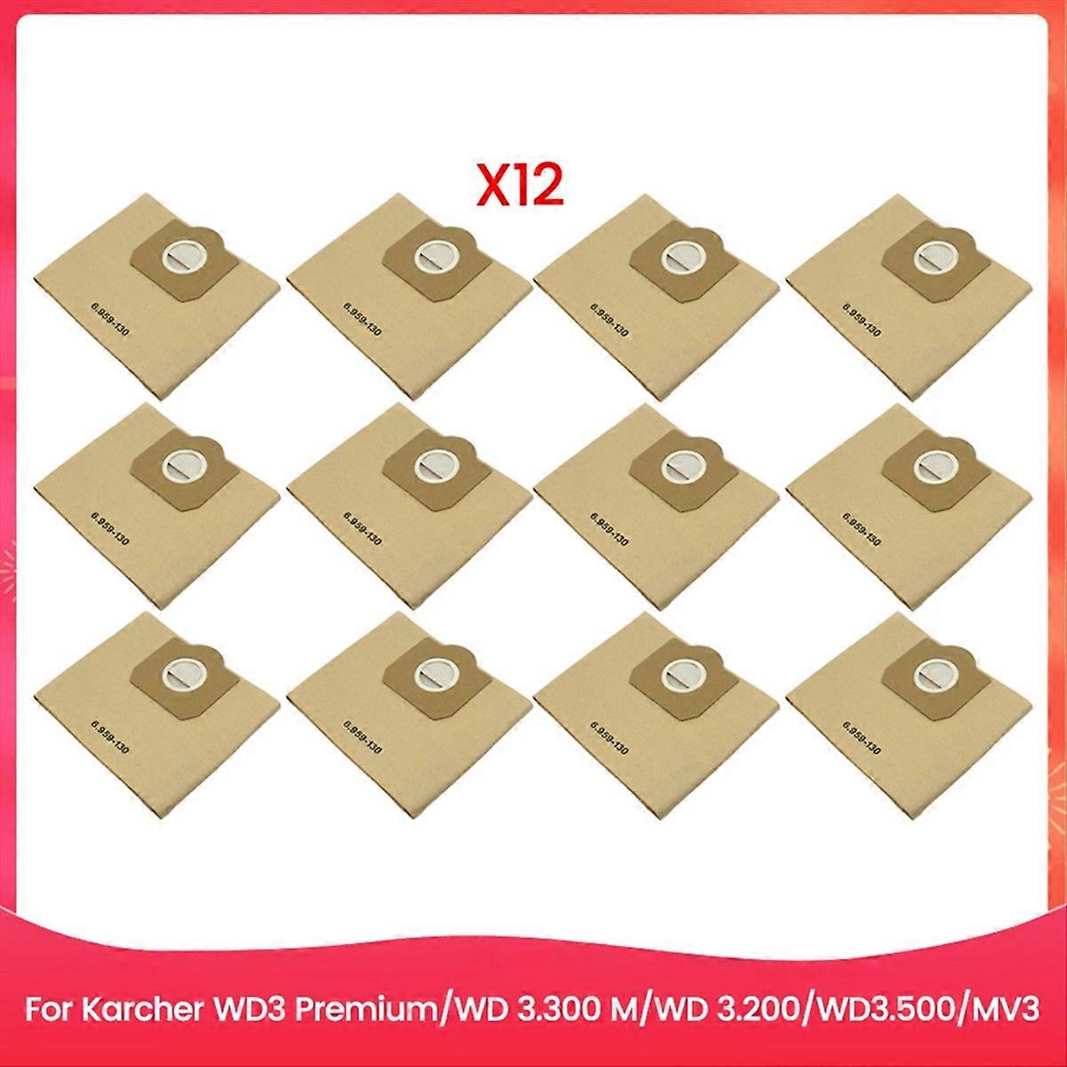12er-pack Staubbeutel Für Staubsauger Wd3 Premium/ 3.300 M/ 3.200/wd3.500/mv3 – Zubehör Und Ersatzteile