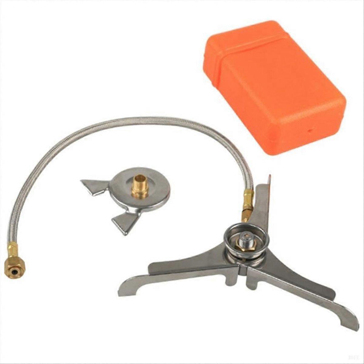 Anschlüsse Für Campingkocher, Edelstahl-gasflaschenadapter, Lagerfeuerbrenner-konverter.