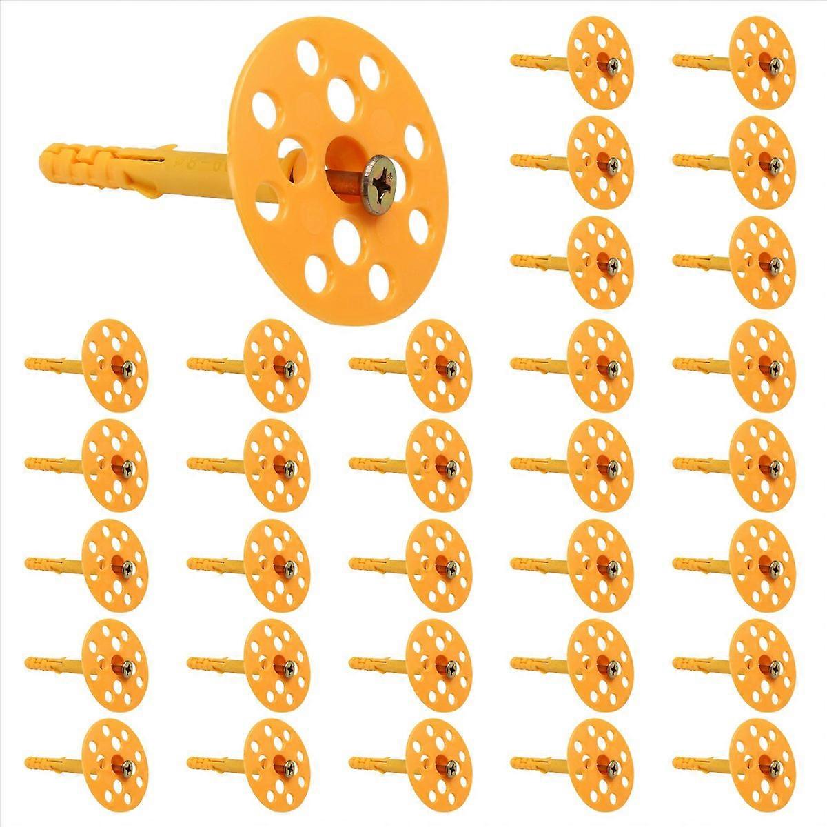 Set Mit 50 Selbstschneidenden Schrauben, Dübeln, Bits, Stopfen Und Schrauben Für Gipskartonplatten M8x60