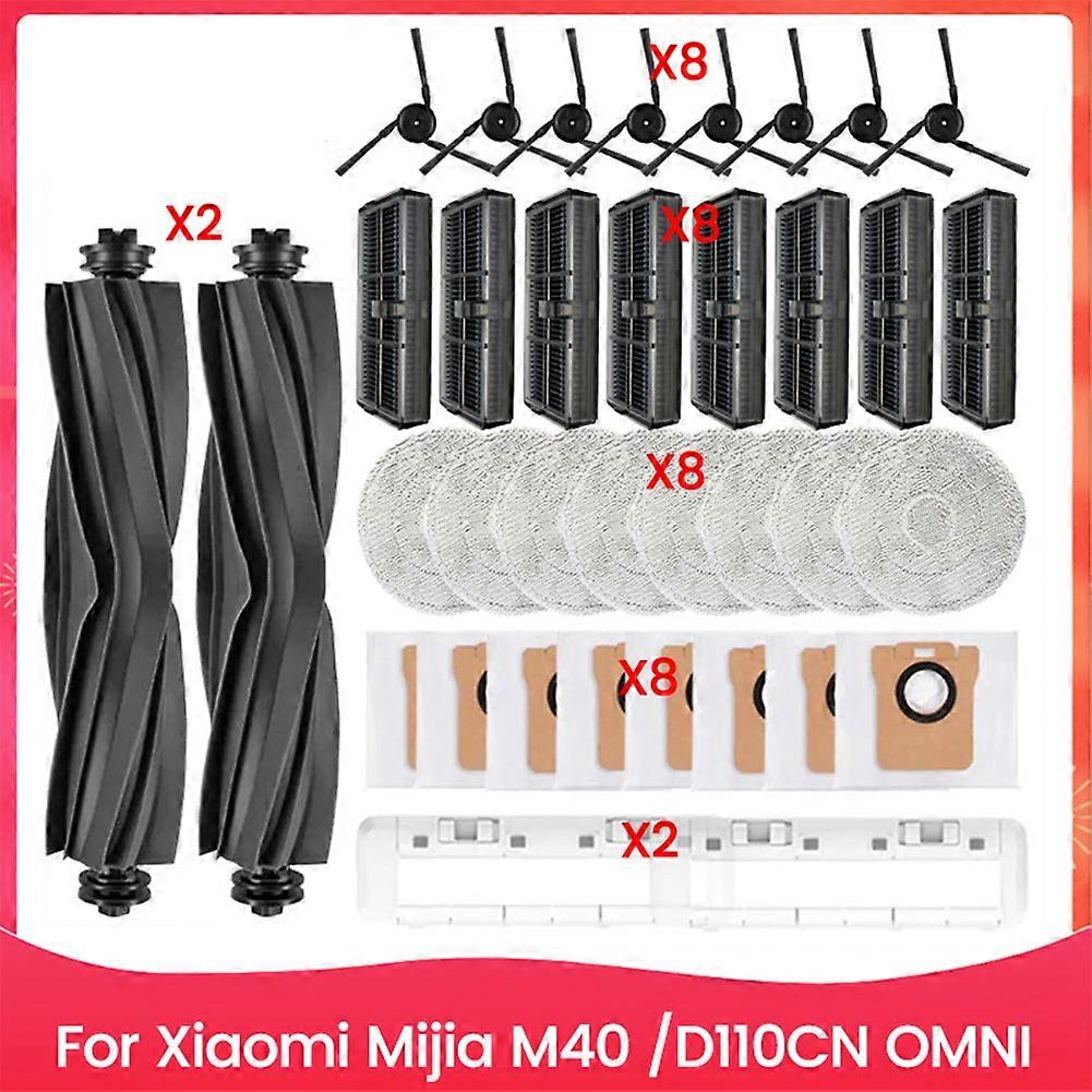 Ersatzteile Für Den Xiaomi Mijia M40/d110cn Omni Staubsauger: Hauptbürste, Filter, Reinigungstuch, Staubbeutel Und Hauptbürstenabdeckung