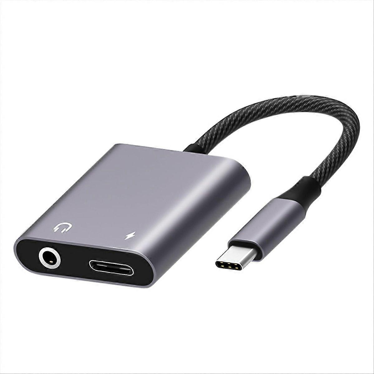 2-in-1 Usb-c-auf-3,5-mm-kopfhöreranschluss- Und Ladeadapter, Aux-kabel Für Iphone 15/16 Pro/max/plus