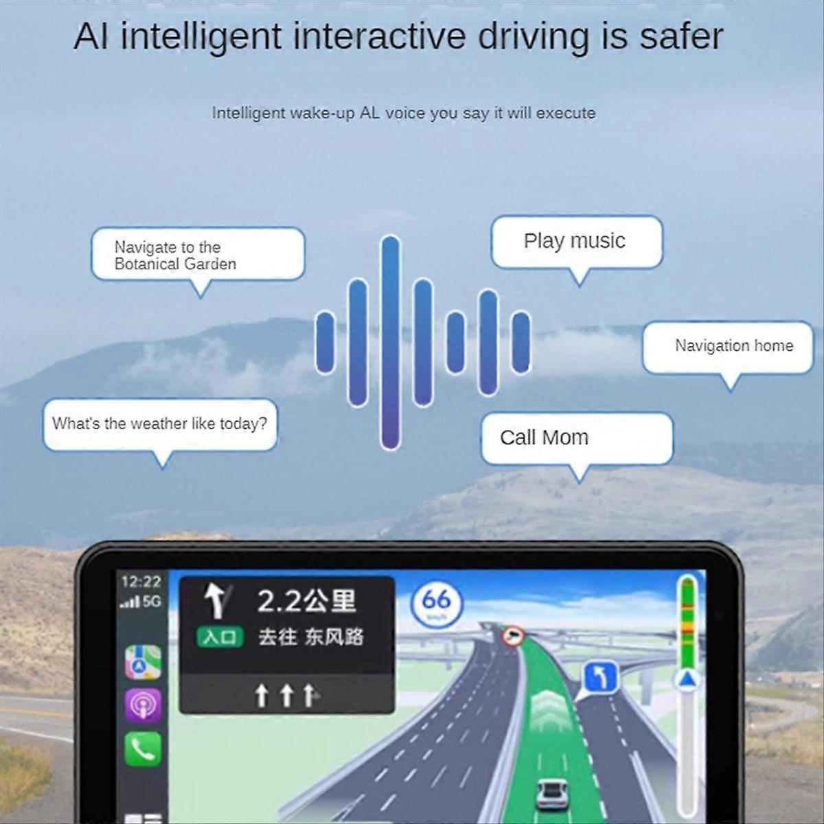 Motorrad-gps-navigationssystem, Carplay-bildschirm, Drahtloser Automonitor