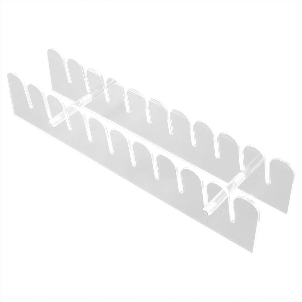 Hutständer Aus Transparentem Acryl Für 16 Baseballkappen, Ideal Für Schlafzimmer Oder Ankleidezimmer.