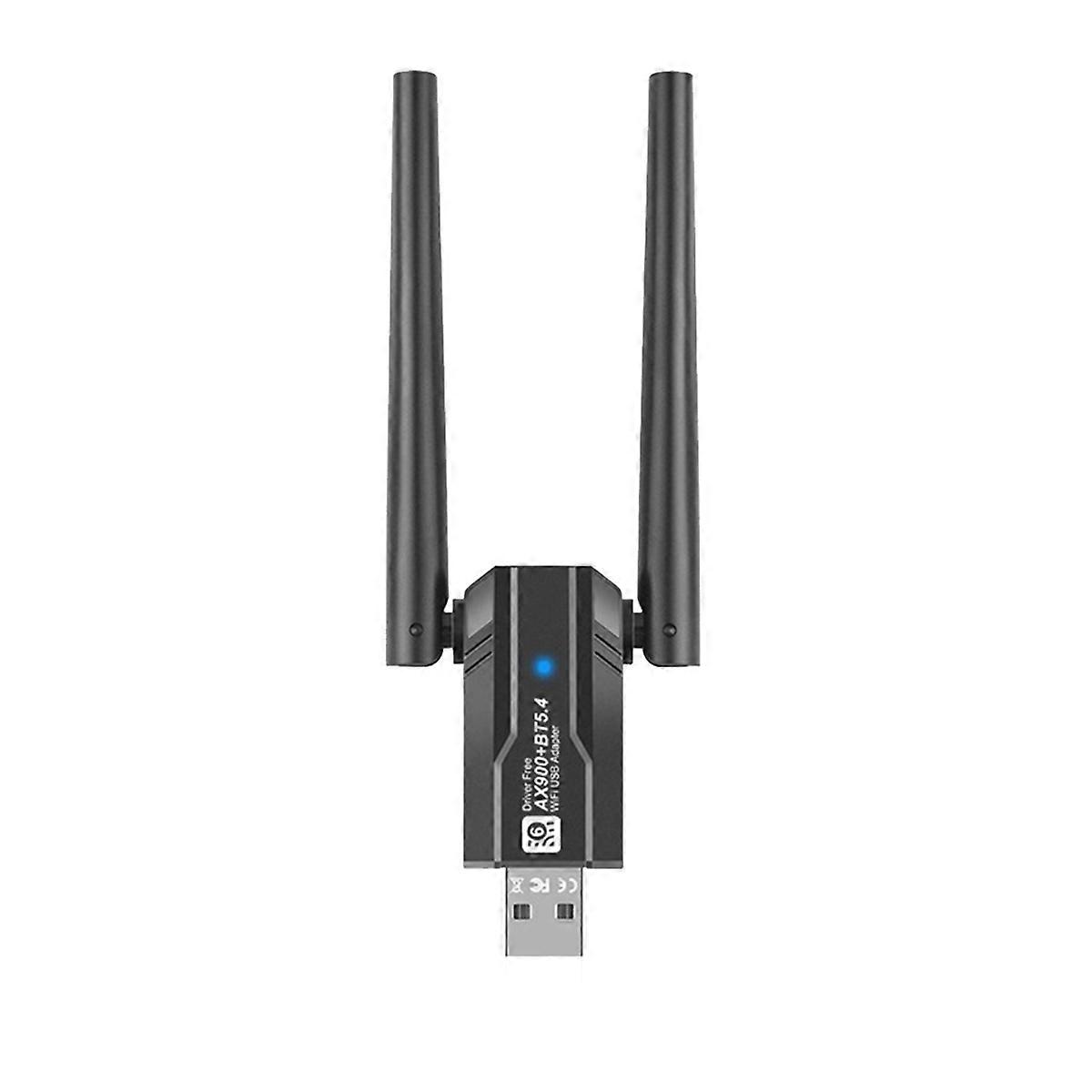 Usb Wifi6 Ax900 2,4 Ghz/5 Ghz Bluetooth 5.4 Adapter, 900 Mbps Usb-dongle, Drahtloser Wlan-empfänger Für Win7/10/11 (32/64 Bit)