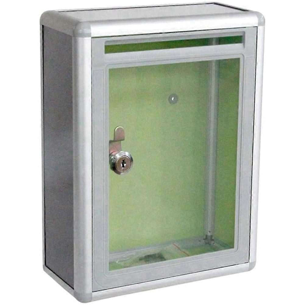 Vorschlagsbox Mit Schloss Und Schlüssel, Kleine Abschließbare, Wandmontierte Vorschlagsbox Aus Metall Für Zuhause Oder Büro