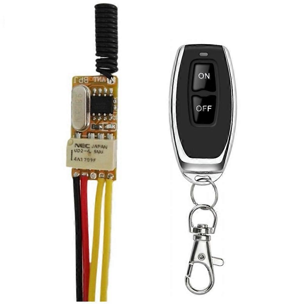 Mini-rf-fernschalter 433 Mhz 4,2 V 4,5 V 5 V 6 V 7,4 V 9 V 12 V, Kleiner Drahtloser Relaiskontakt, No Com Nc.