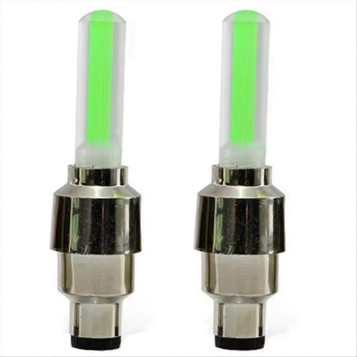 Set Mit 2 Neon-speichenlichtern Für Fahrräder, Led-reifenventilbeleuchtung, Fahrradzubehör Für Radspeichen B