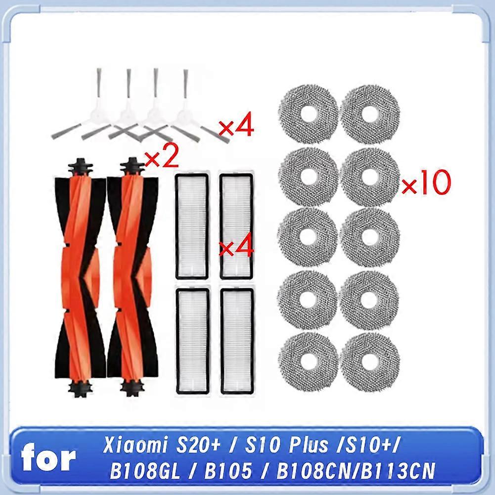 Packung Mit 20 Ersatzteilen Für Xiaomi S20+ / S10 Plus / S10+ / B108gl / B105 / B108cn / B113cn Saugroboter