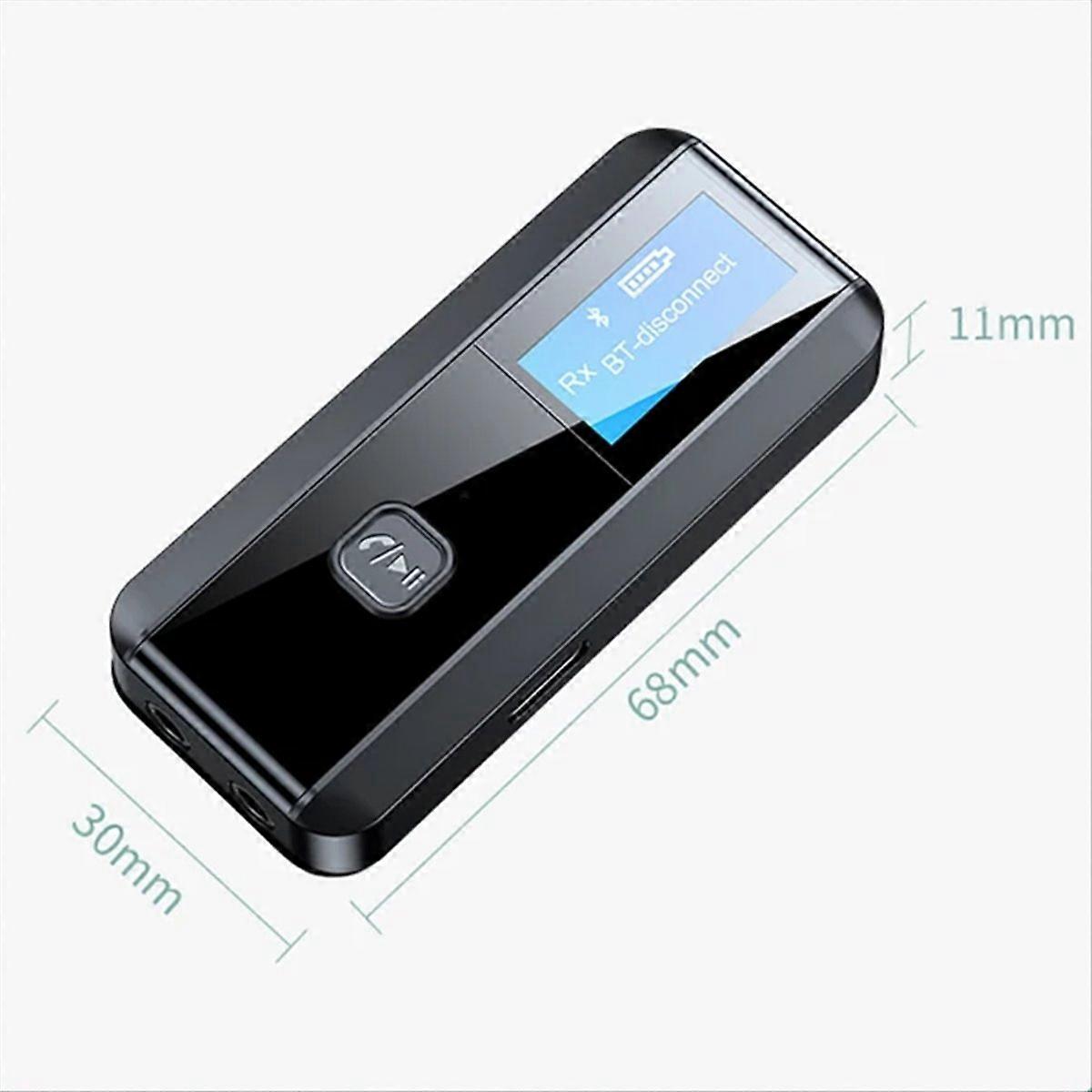5.0-audioempfänger (rx/tx), Verlustfreier Hifi-sound, Wlan-adapter, Lcd-bildschirm, 3,5-mm-aux-anschluss Für Fernseher, Pc Und Auto
