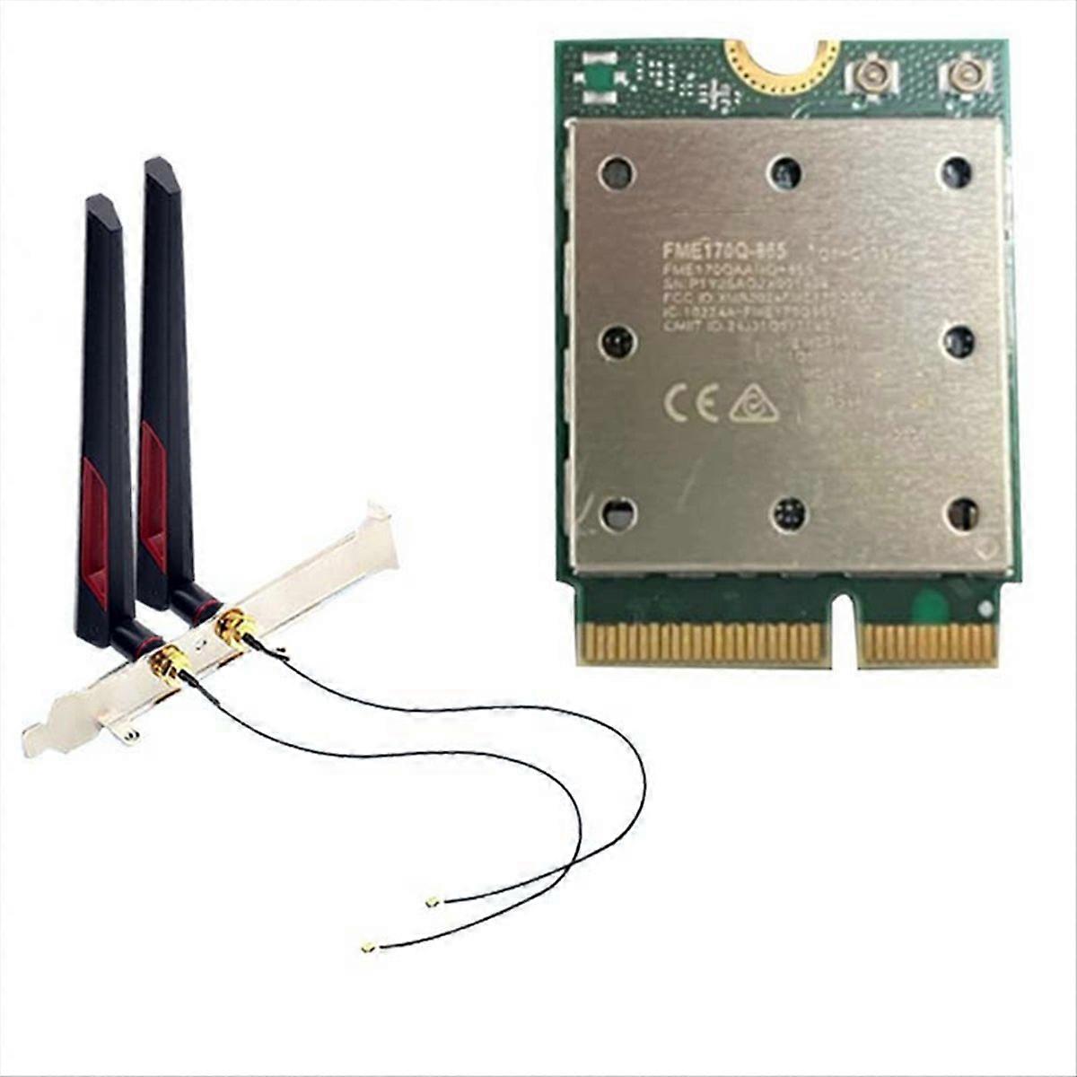 Rüsten Sie Auf Die Fme-865 Wifi7 Tri-band-wlan-netzwerkkarte Mit Bluetooth 5.4 Auf, Kompatibel Mit 2,4 Ghz/5 Ghz/6 Ghz Für Windows 11