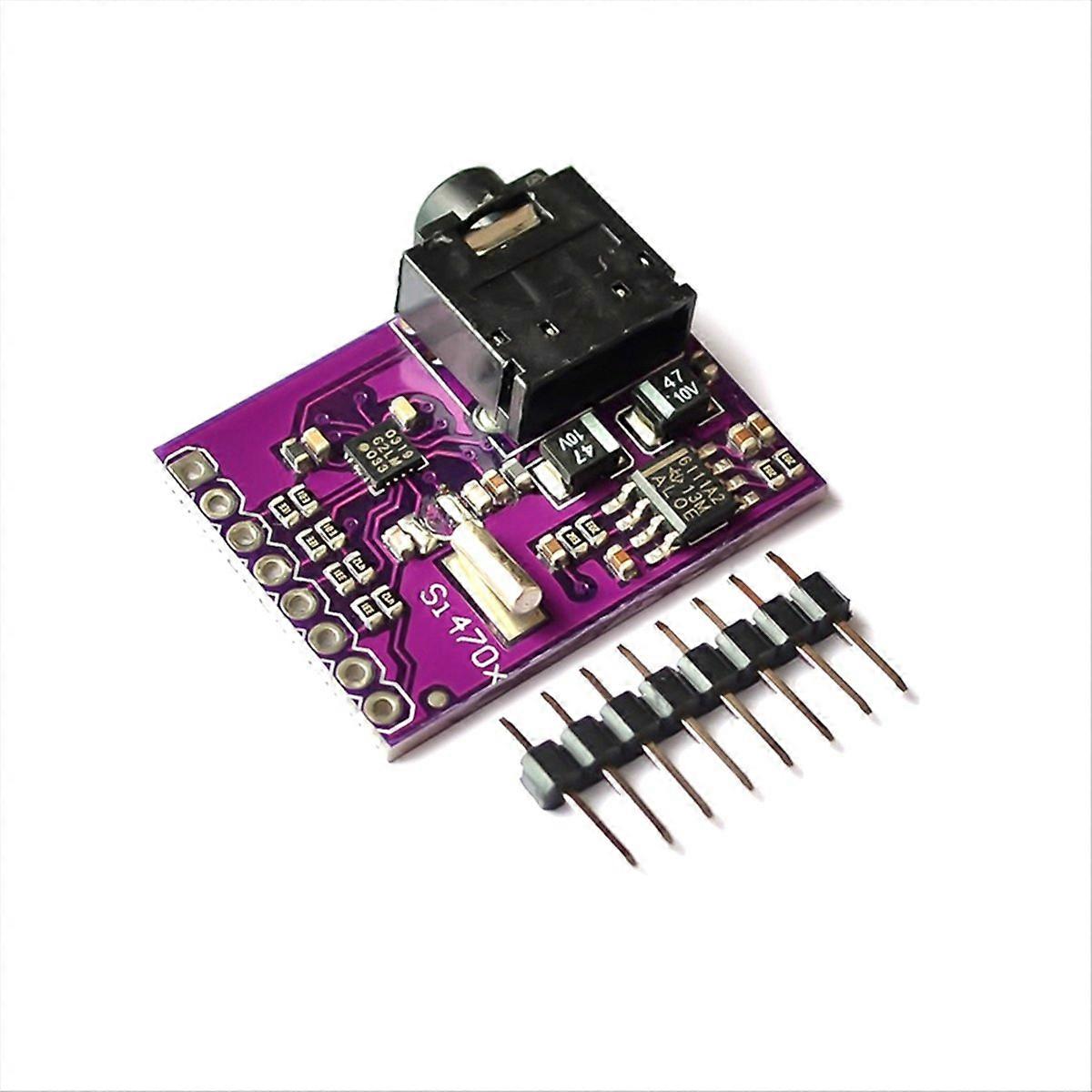 Si4703 Fm-tuner-evaluierungsplatine, Digitales Radio-sendedatenverarbeitungsmodul Für Avr Arm Pic Mit Pins