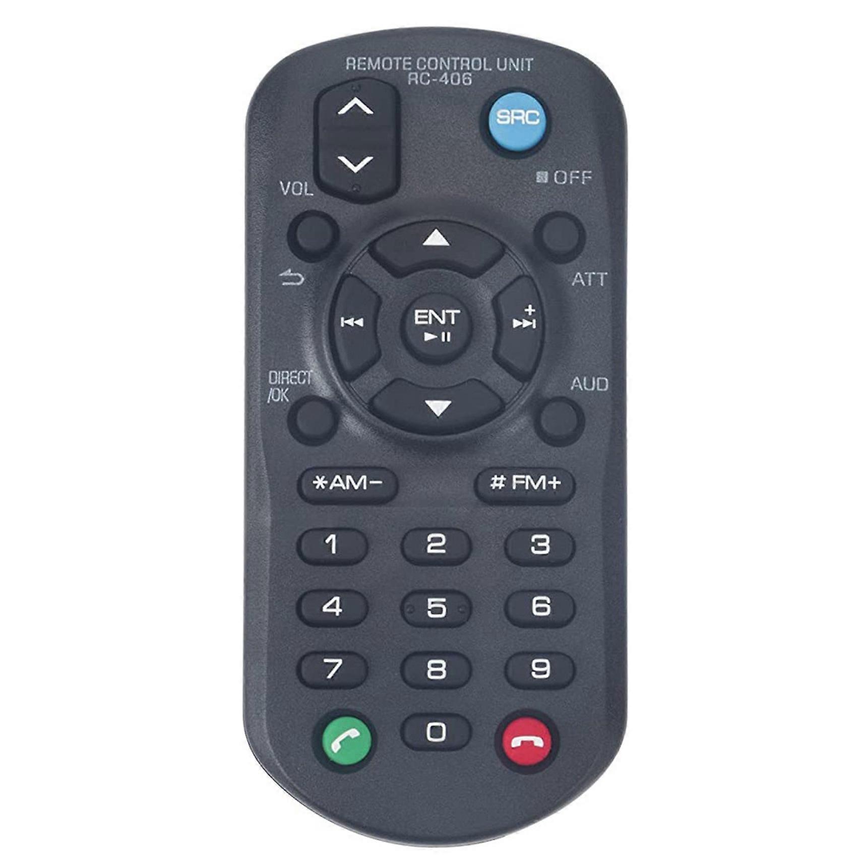 Ersatzfernbedienung Rc-406 Für Kenwood Dpx503bt, Kmm-bt328, Dpx524bt, Kmm-bt228u, Dpx504bt Und Dpx593bt Cd-autoradios