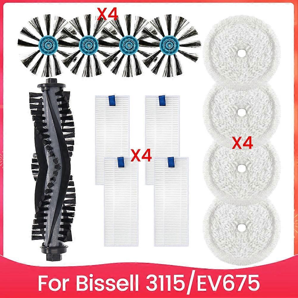 13-teiliges Set Inklusive Bürste, Filter Und Wischmopp Für Den Bissell 3115 Ev675 Staubsauger – Zubehör Und Ersatzteile
