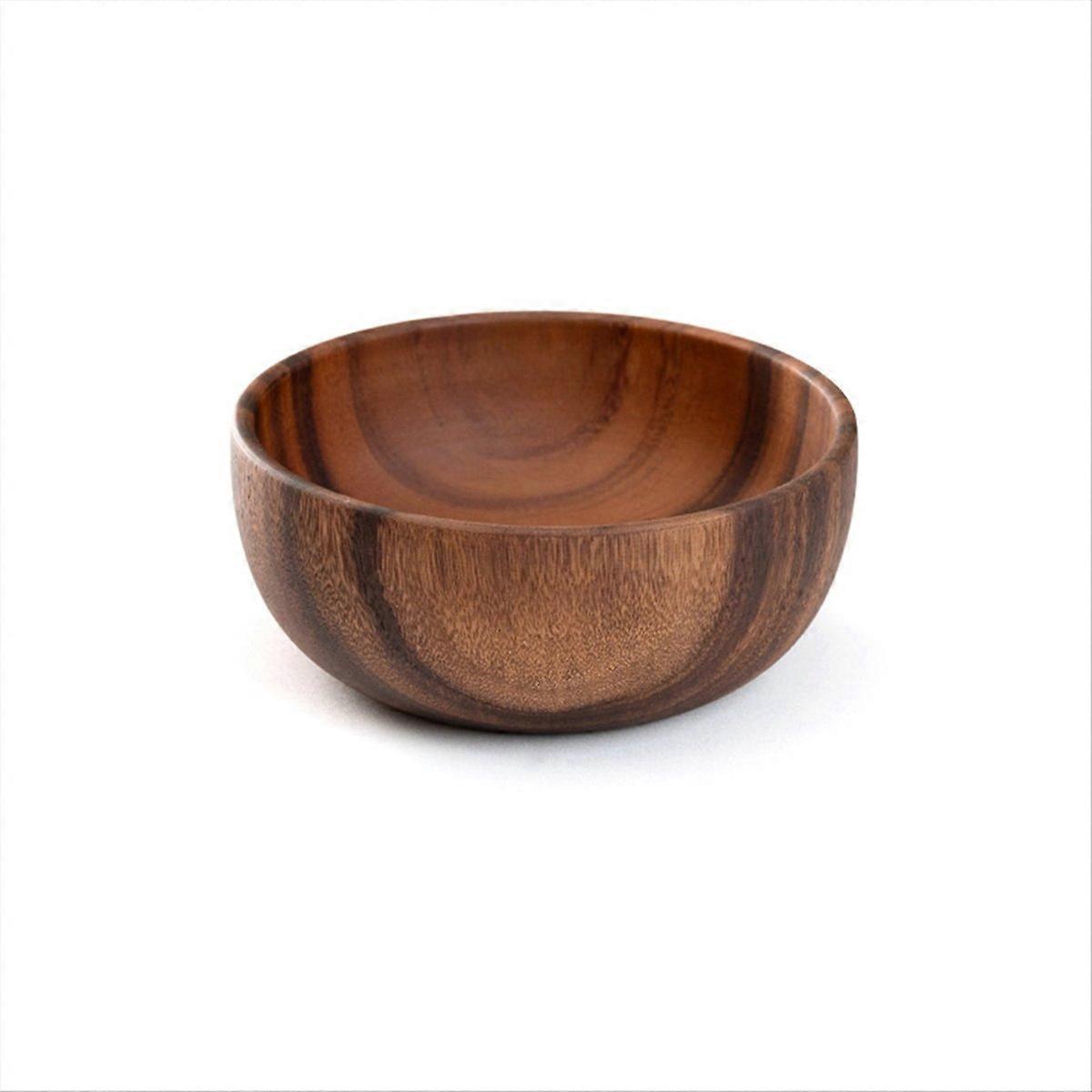 Salatschüssel Aus Holz, Runde Dessertständer, Serviertabletts, Suppenschüssel E