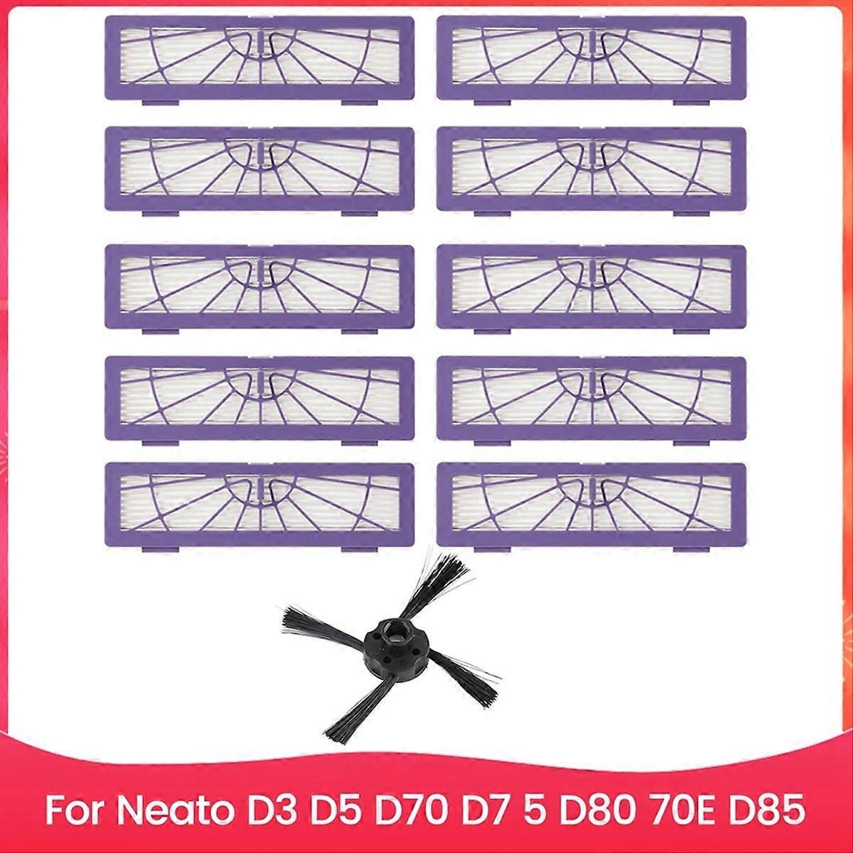 Ersatzteile Für Hepa-filter Und Seitenbürste Für Die Saugroboter D3, D5, D70, D75, D80, 70e Und D85