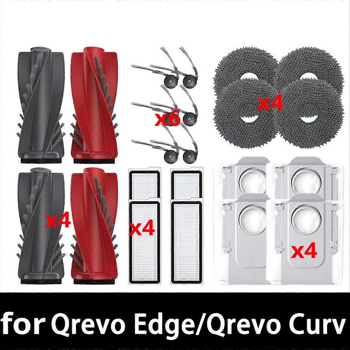 Zubehör Für Den Saugroboter Curv S5x 5a1 5xc / Edge / Edgec: Hauptbürste, Reinigungstuch, Filter Und Staubbeutel.