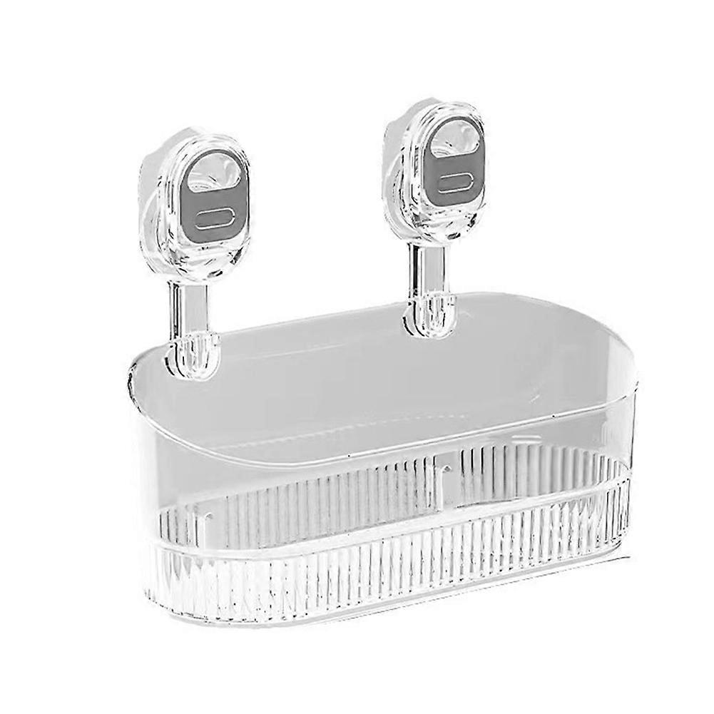 Wandmontierte Aufbewahrungsbox Mit Saugnapf Für Die Küche, Ideal Zur Aufbewahrung Von Make-up Und Hautpflegeprodukten