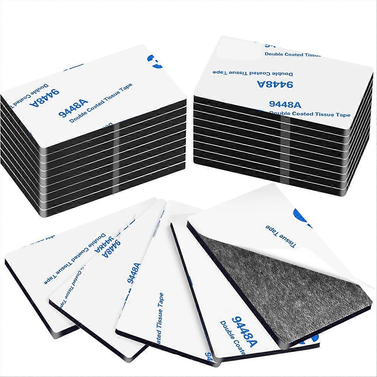 100 Doppelseitige Klebepads, Ultrastarkes Doppelseitiges Klebeband Zur Wandmontage, Ideal Für Büro, Zuhause Und Heimwerkerprojekte.