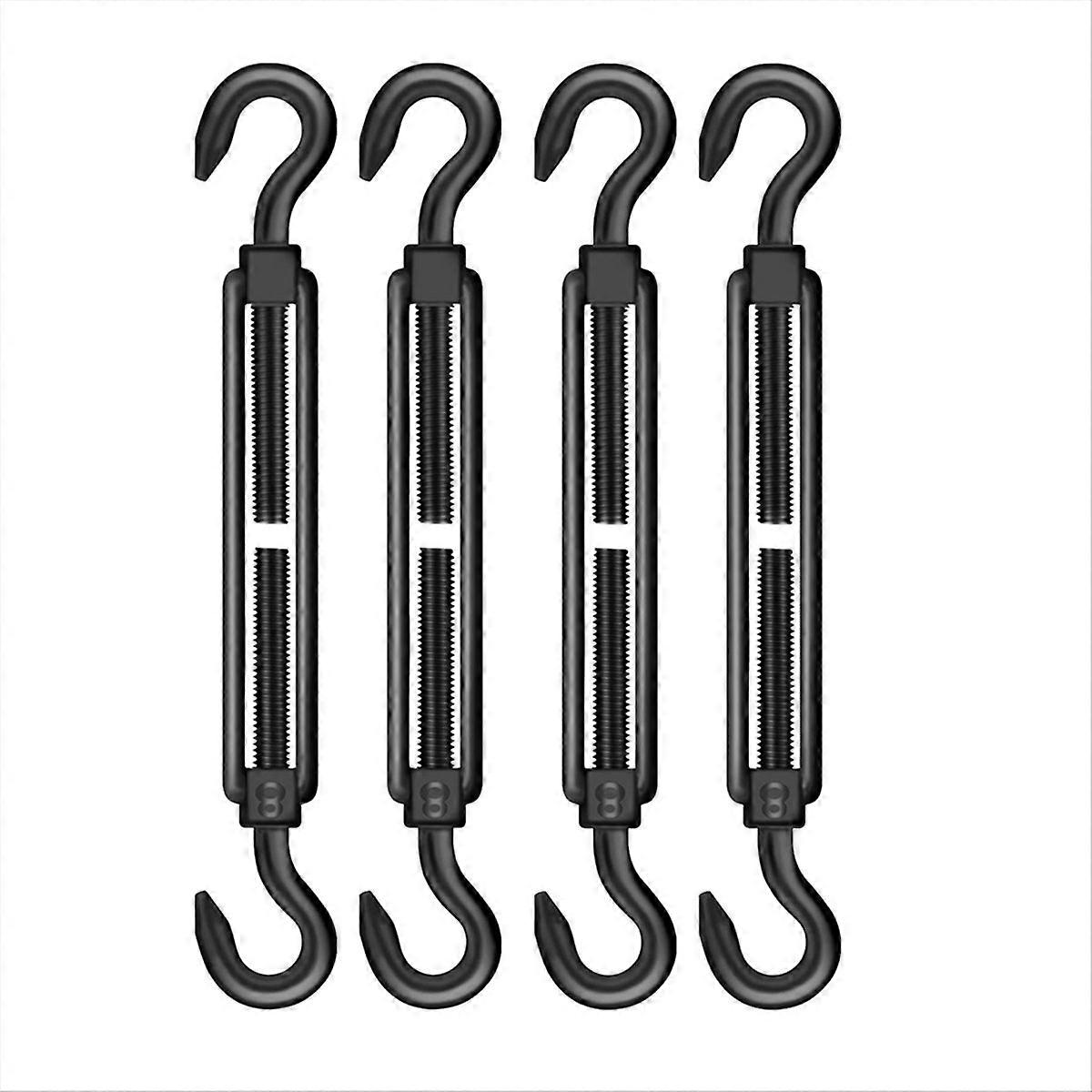 Set Aus 2 Robusten M8-hakenspannern Aus Edelstahl 304 Zum Spannen Von Metallseilen.
