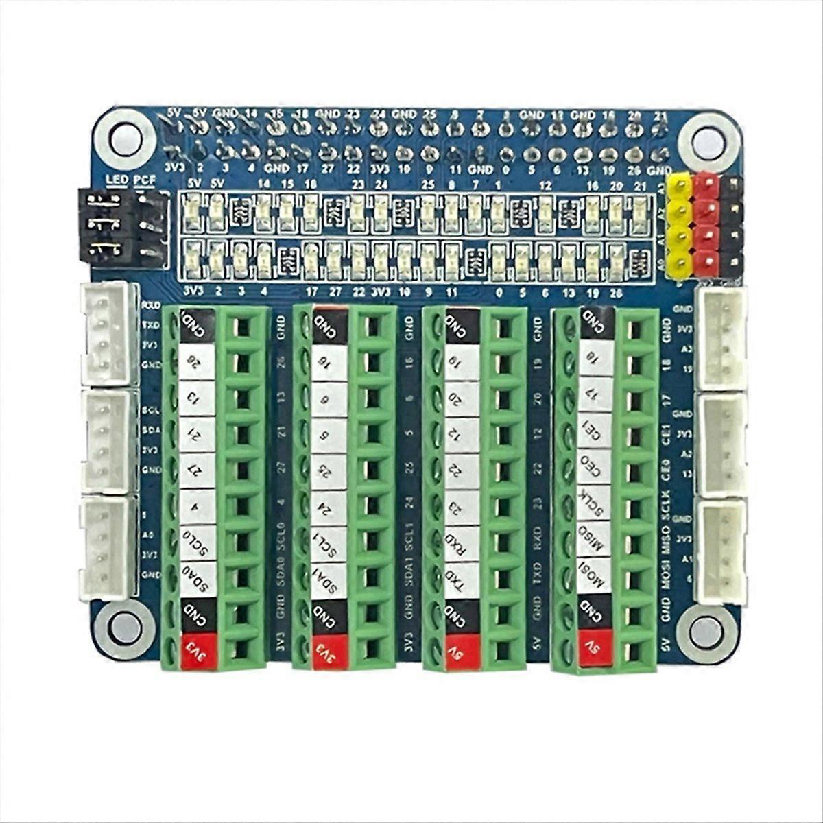 Pcf8591 Erweiterungsplatine Mit Led, Gpio, I/o, Test, Adc/sensor, Einsteigerplatine