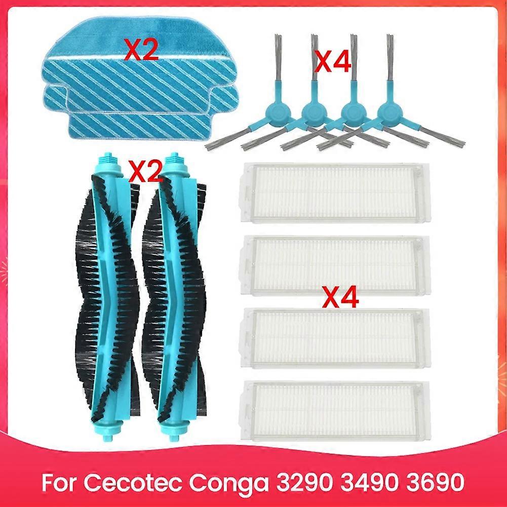 Ersatzteile Für Cecotec Conga 3290, 3490 Und 3690 Staubsauger: Seitenbürste, Reinigungswalze, Reinigungstücher Und Hepa-filtertücher.