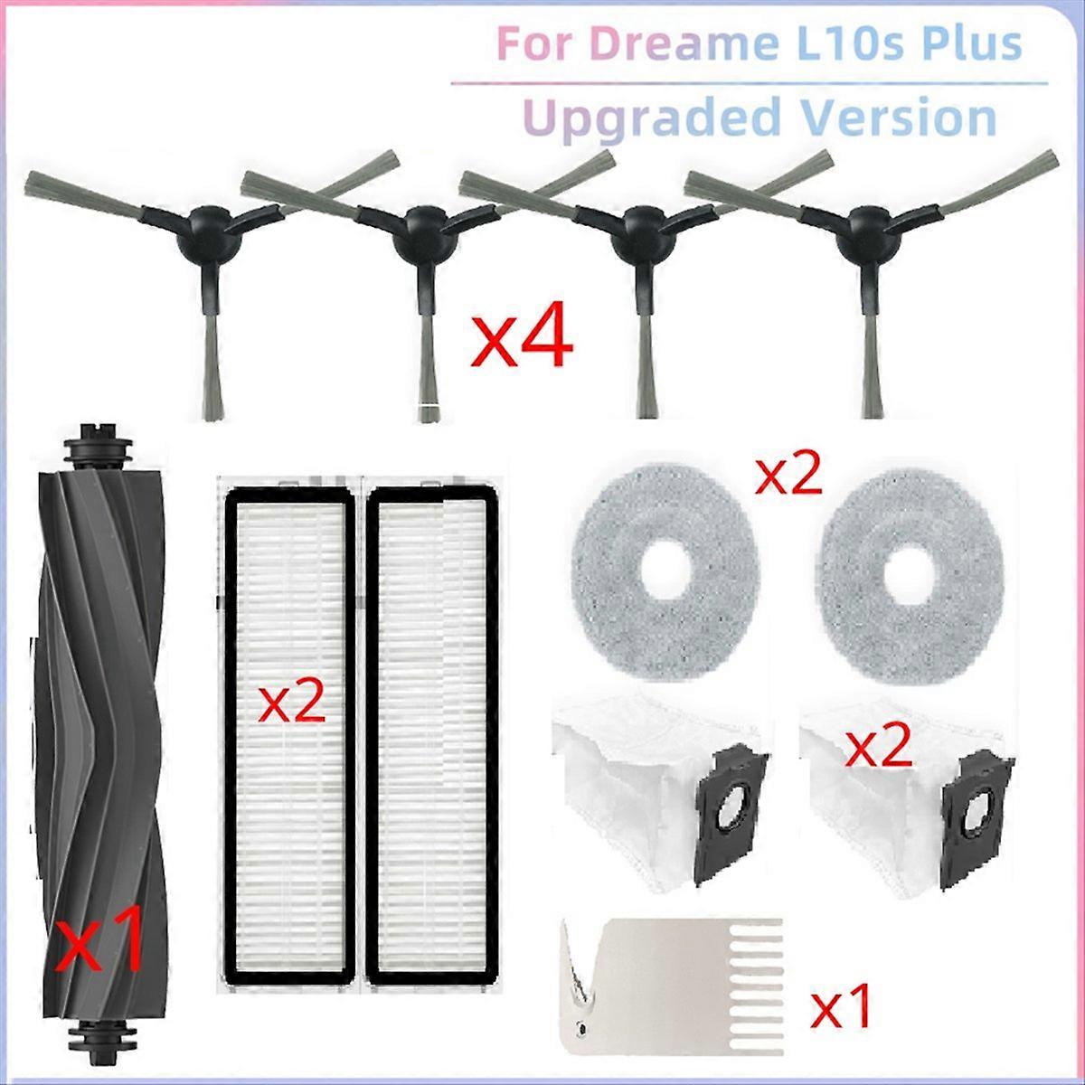 Ersatzteile Für Kehrmaschinen L10s Plus Rll42sd: Hauptwalze, Seitenbürste, Hepa-filter, Reinigungstuch, Staubbeutel.