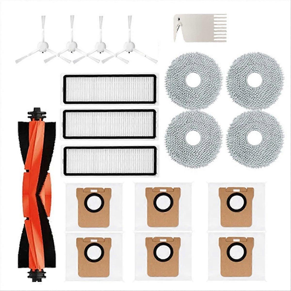 Ersatzteile Für Den Saugroboter X20+/x20 Plus: Hauptbürste, Seitenbürste, Filter, Staubbeutel