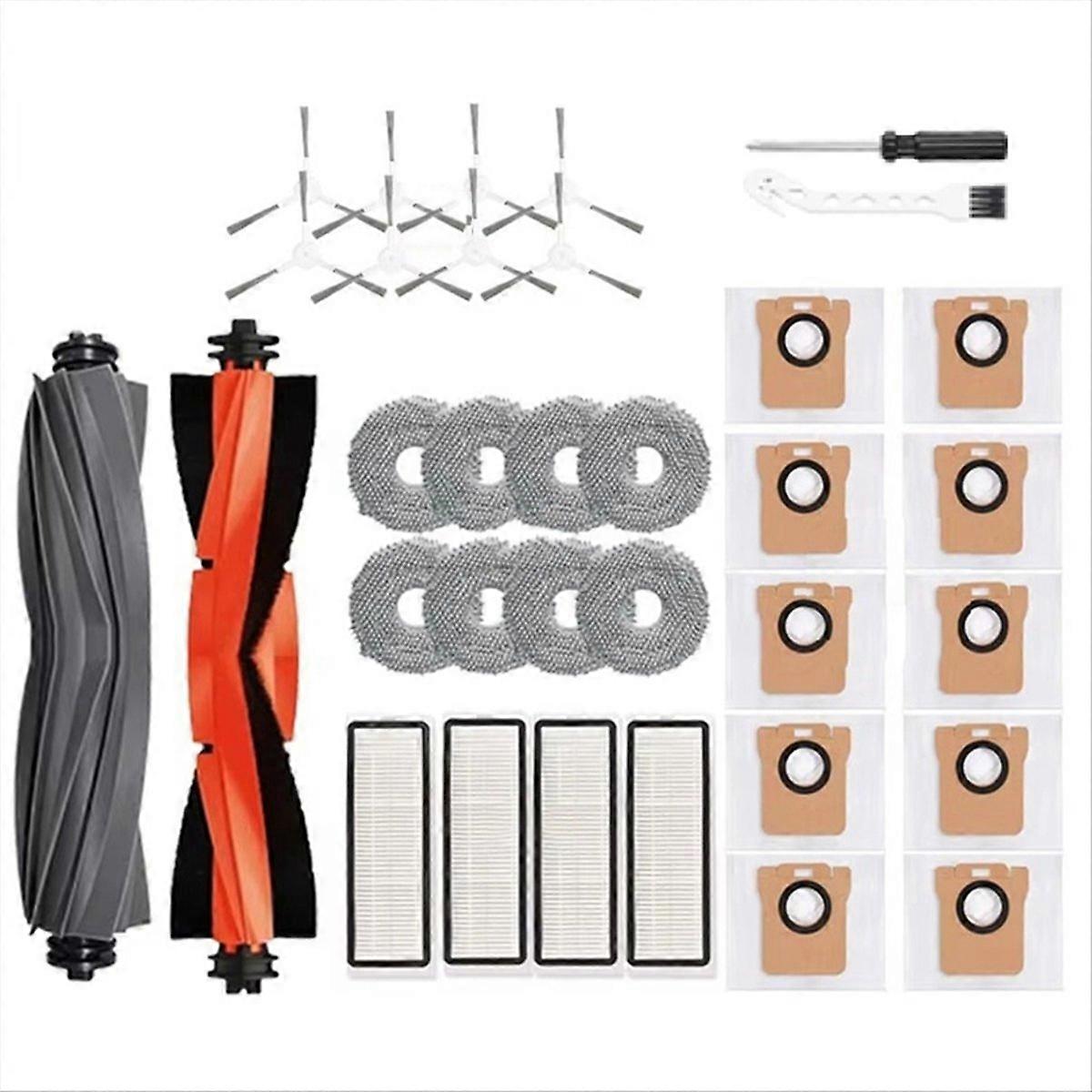 Zubehör Für Den Saugroboter X20+ / X20 Plus: Hauptbürste, Reinigungstuch, Ersatzteile.