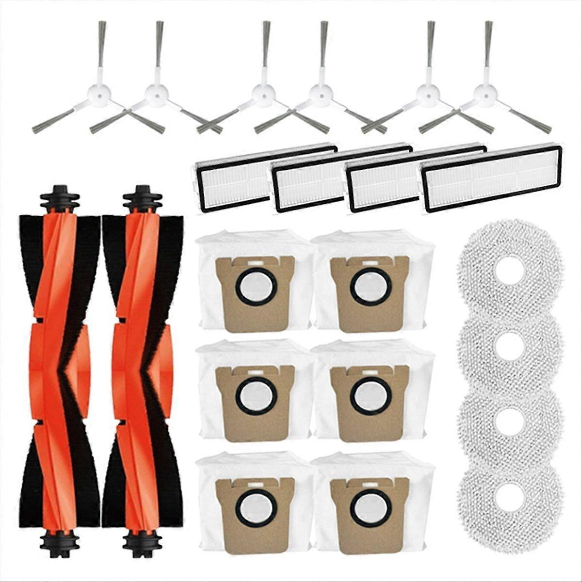 Ersatzteile Für Omni 2 C102cn, B101cn, B116, X10+ Saugroboter: Hauptseitenbürste, Hepa-filter, Reinigungstuch, Staubbeutel