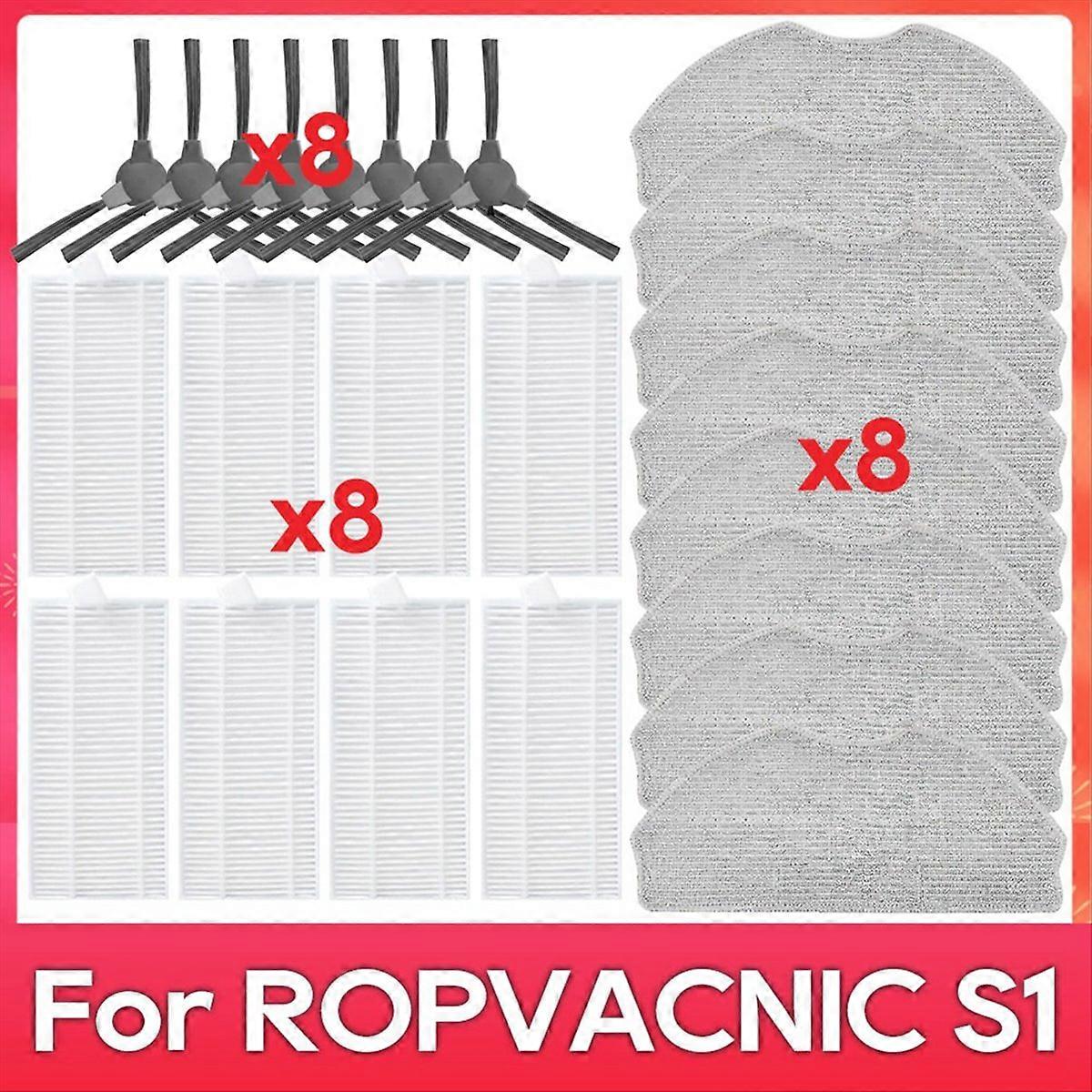 Zubehörset Für Die Saugroboter Ropvacnic S1, Tipdiy G90, Betboyles V75s Und Vipsun Z1. Ersatzteile.