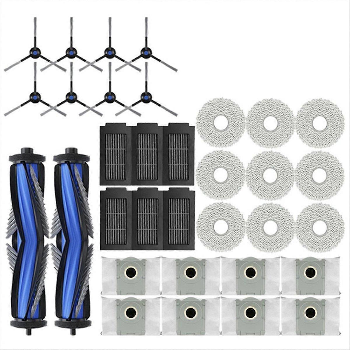 Ersatzteile Für Den Saugroboter T50 Pro Omni / T50 Omni: Hauptseitenbürste, Hepa-filter, Reinigungstücher, Staubbeutel