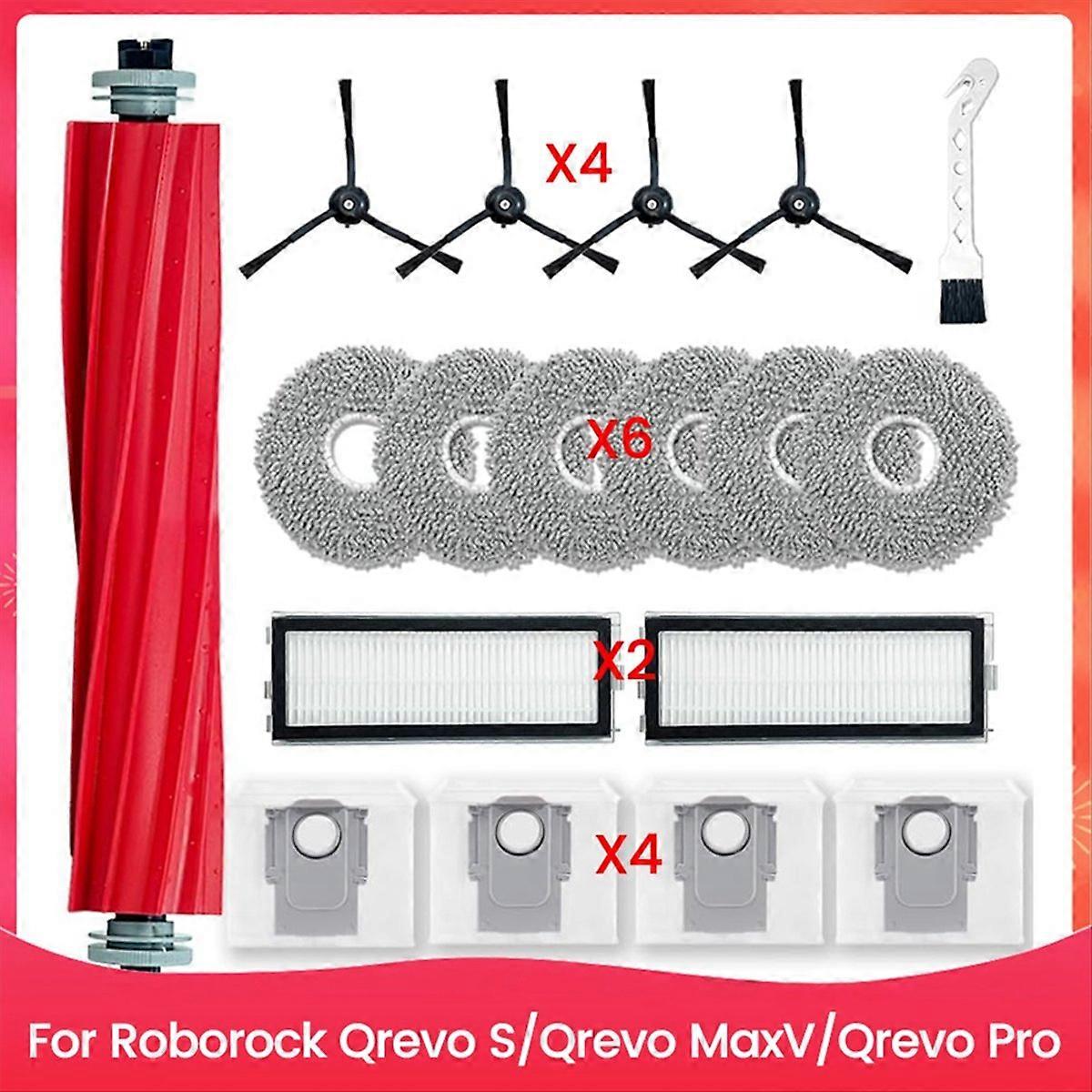 Zubehörset Für Die Saugroboter Qrevo S/qrevo Maxv/qrevo Pro: Hauptseitenbürste, Hepa-filter, Reinigungsbeutel