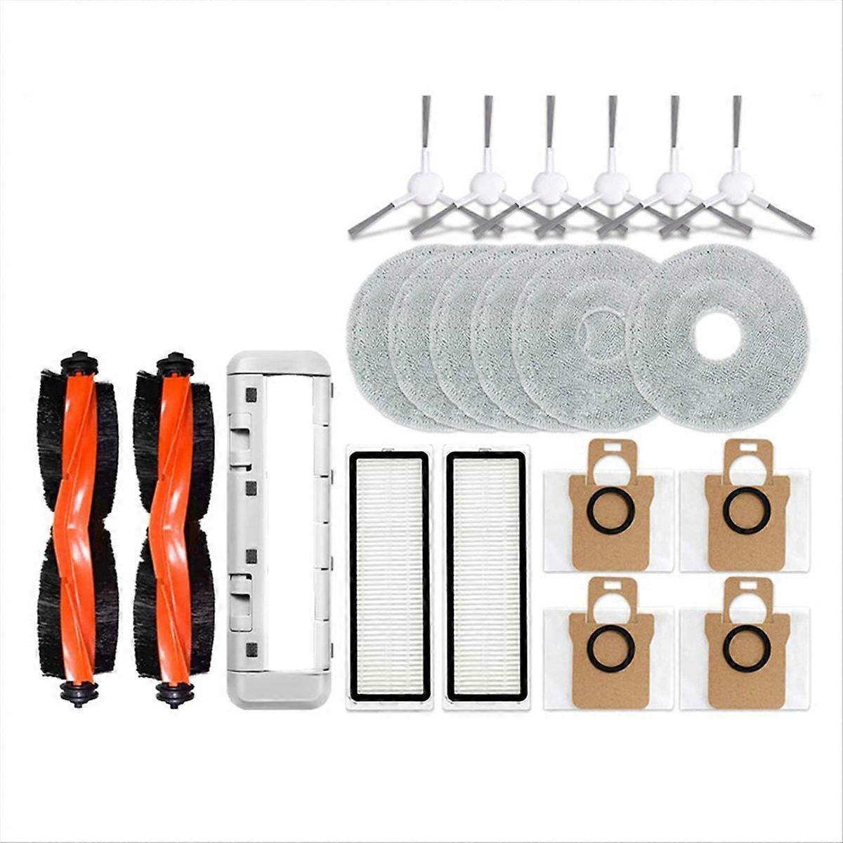 Zubehör Für Den Saugroboter X20+ / X20 Plus: Hauptbürste, Seitenbürste, Hepa-filter, Reinigungstuch, Staubbeutel