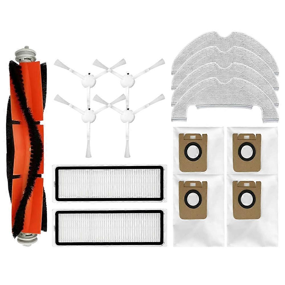 Ersatzteile Für Dreame D10 Plus/rls3d/z10 Pro/l10 Plus: Hauptwalze, Seitenbürste, Hepa-filter, Reinigungstuch, Staubbeutel Und Zubehör