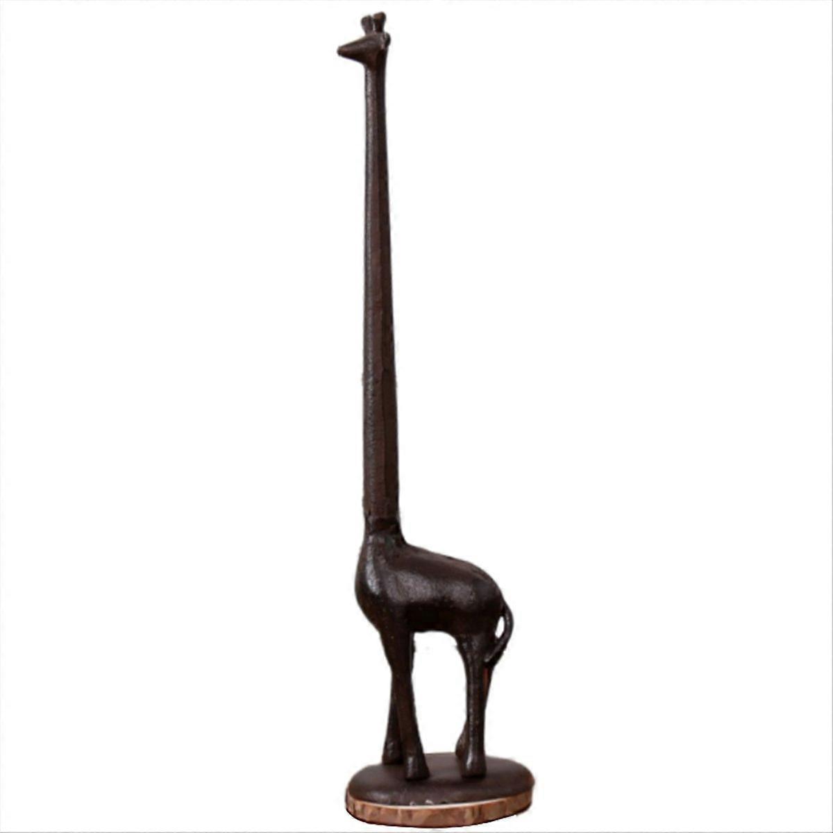 Toilettenpapierhalter Aus Gusseisen, Giraffenmodell Auf Einem Ständer
