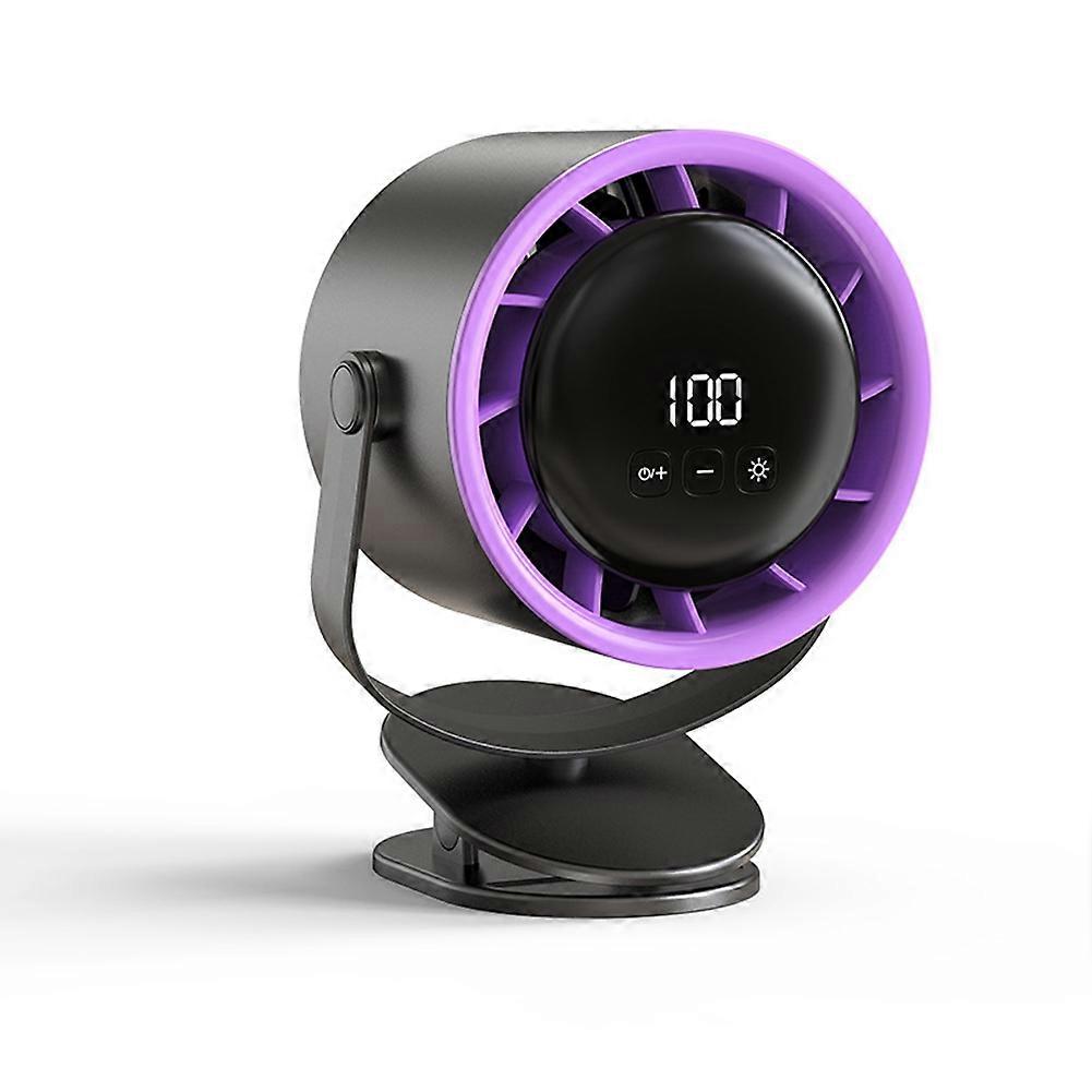 Intelligenter, Multifunktionaler Tischventilator Mit Dualer Luftstromführung, Klemme, Usb-ladefunktion Und Mehrfach Verstellbarem Luftstromwinkel.