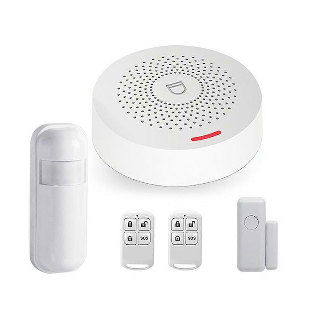Tuya Smart Life 433 Mhz Wlan-funk-heimsicherheitssystem, Wlan-diebstahlalarm, Funk-tastatur, Kompatibel Mit Europäischen Steckern