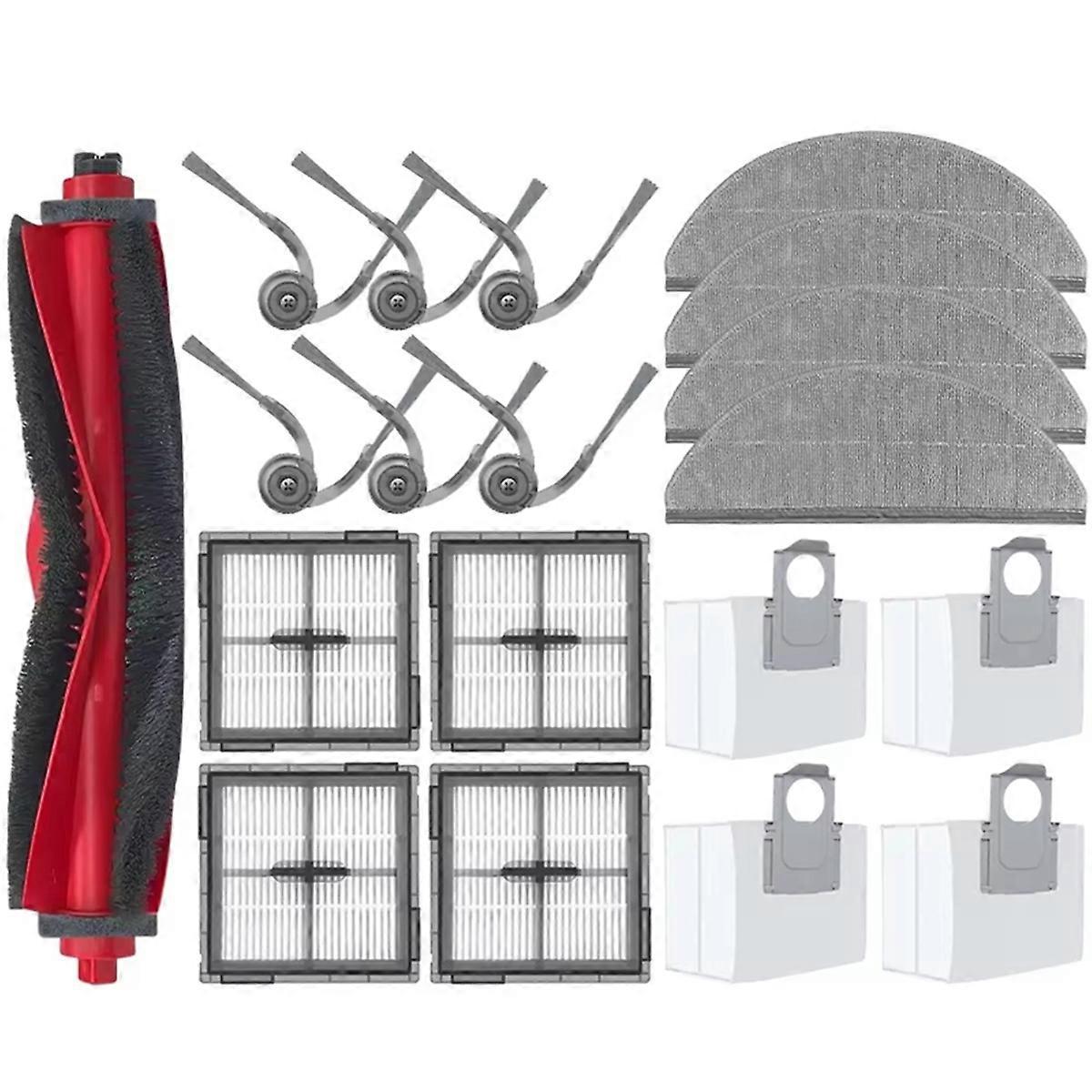 Ersatzteile Für Q10 X5/ Q10 X5+/q10p/q10p+/q10 Pf/q10 Pf+/q8+/ Q8/plus: Hauptbürste, Filter Und Reinigungsbeutel.