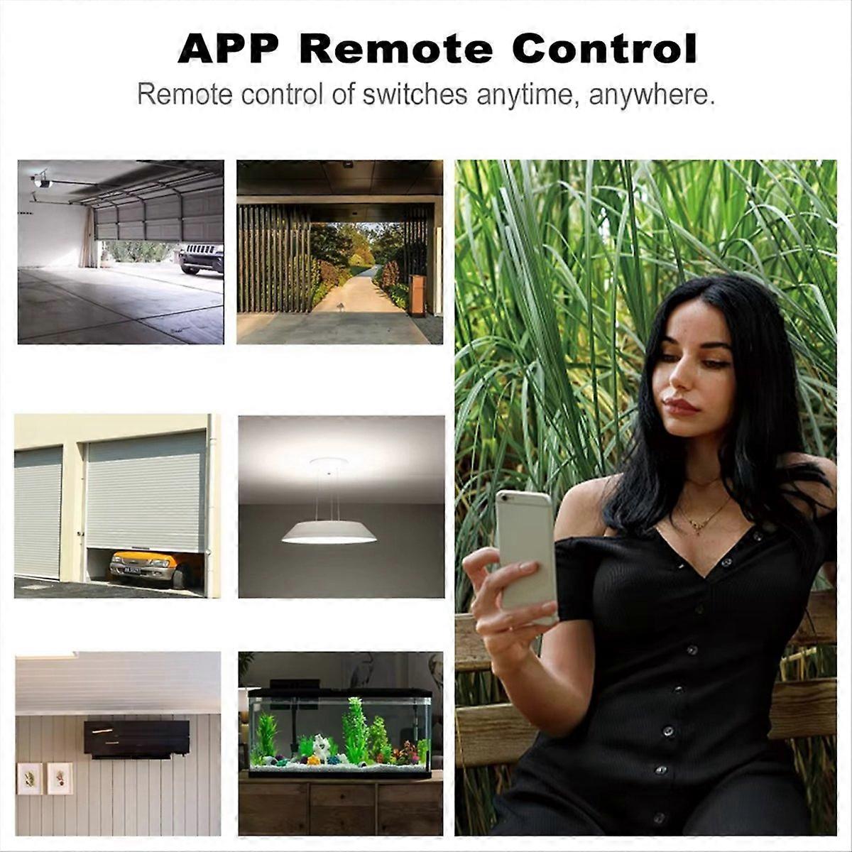 Intelligentes 4-kanal-schaltmodul Mit 7-32v 10a Relais, Drahtloser Wi-fi-fernsteuerung, Automatischer Verriegelung Und Timer, Steuerung Über Anwendung.