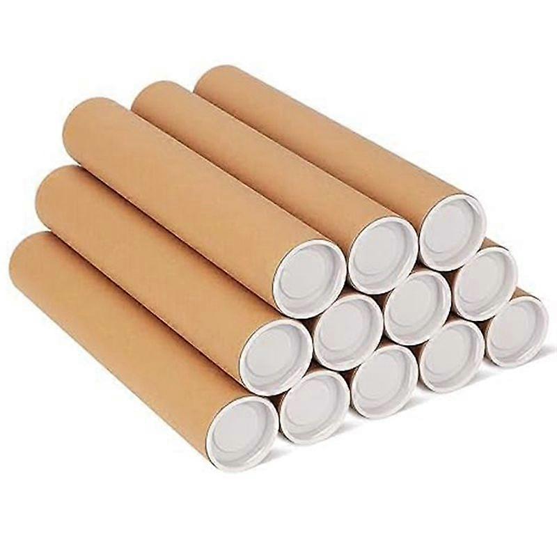 Set Mit 12 Versandhülsen Mit Deckeln Für Posterverpackungen