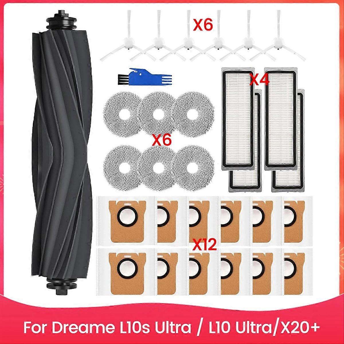 Ersatzteile Für L10s Ultra / L10 Ultra, Zubehör Für X20+, Hauptseitenbürsten, Hepa-filter, Reinigungstücher, Staubbeutel